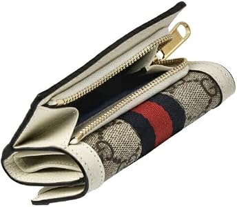 Amazon | [グッチ] 三つ折り財布 レディース オフィディア ホワイト